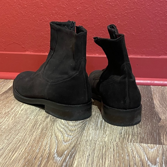 Suede Zip Boots - Picture 2 of 7